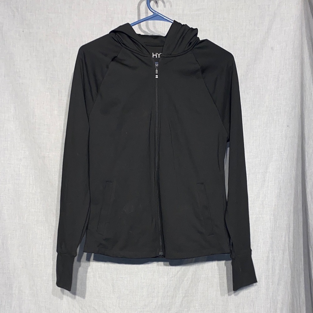 Hype Black Zip-Up Hoodie